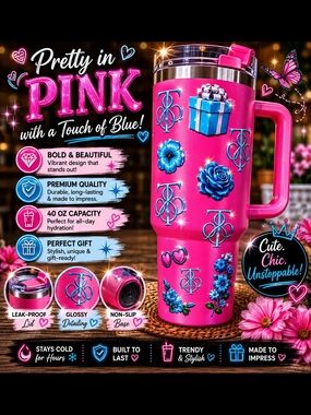Random 40oz Insulated Travel Tumblers